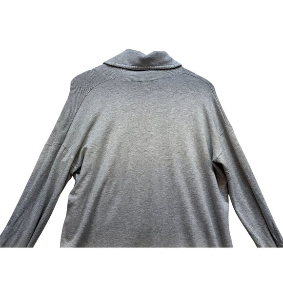 Ellen Tracy Womens Cowl Neck Long Sleeve Sweater Top Size L Grey Viscose Blend - Picture 11 of 12